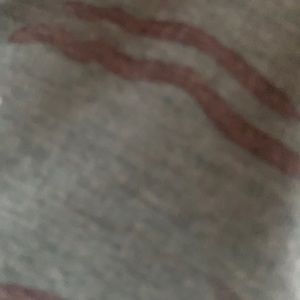 Blue and white striped cloth